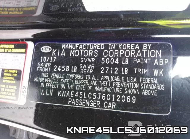 KNAE45LC5J6012069 фото 10