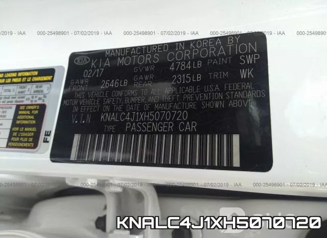 KNALC4J1XH5070720 фото 9