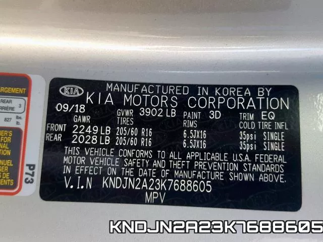 KNDJN2A23K7688605 фото 2