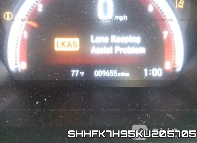 SHHFK7H95KU205705 фото 8