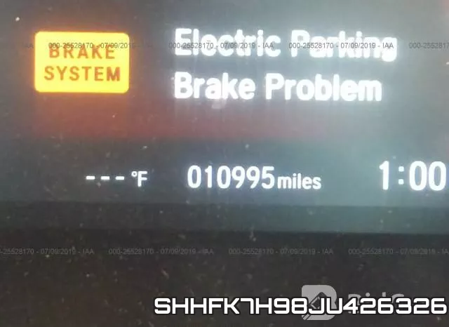 SHHFK7H98JU426326 фото 8