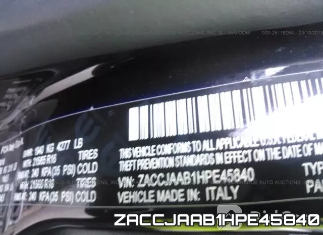 ZACCJAAB1HPE45840 фото 10