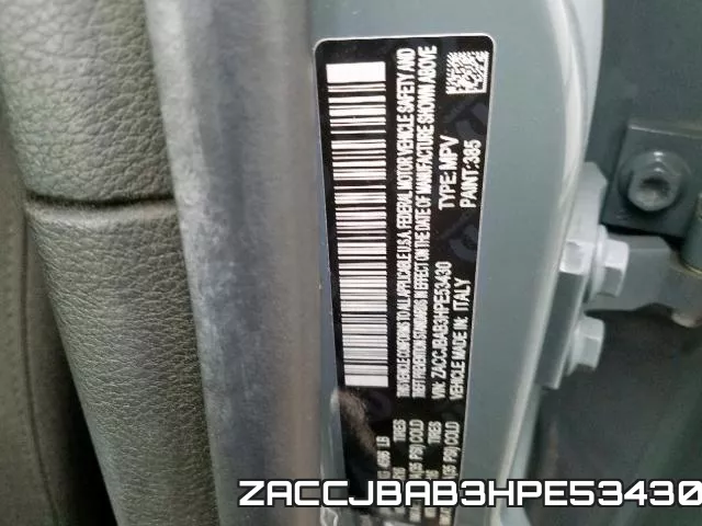 ZACCJBAB3HPE53430 фото 2
