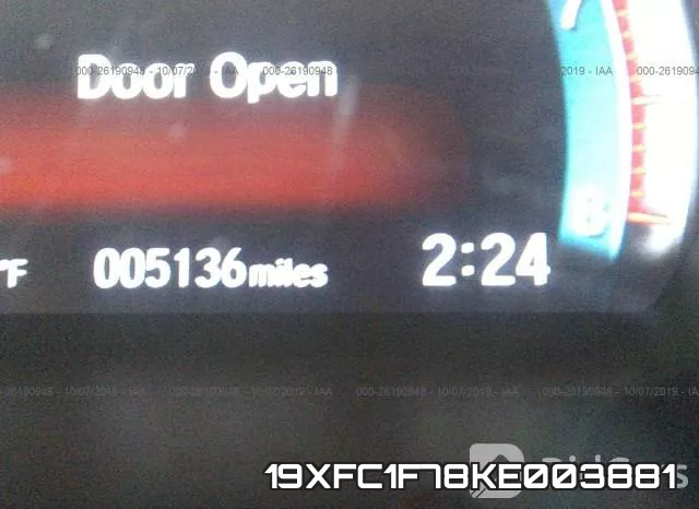 19XFC1F78KE003881 фото 8