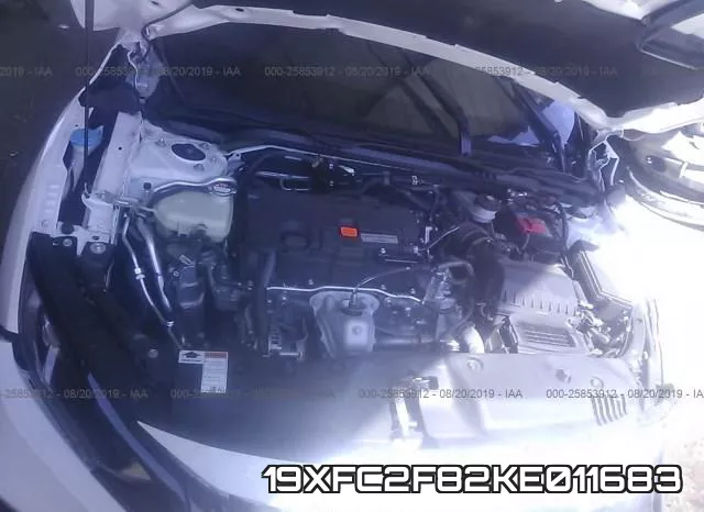 19XFC2F82KE011683 фото 2