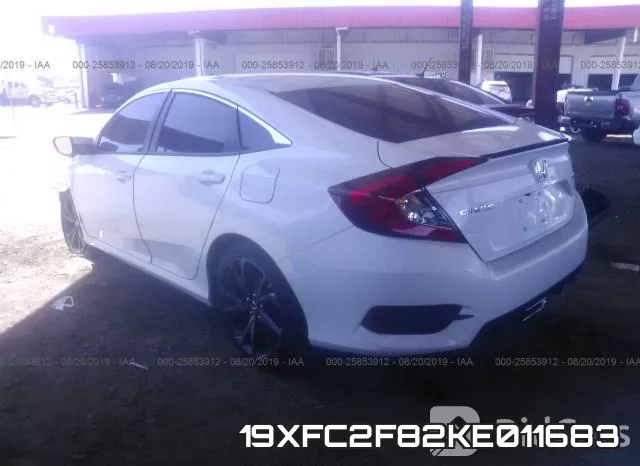 19XFC2F82KE011683 фото 4