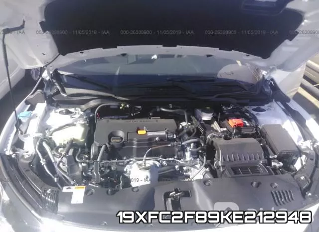 19XFC2F89KE212948 фото 2