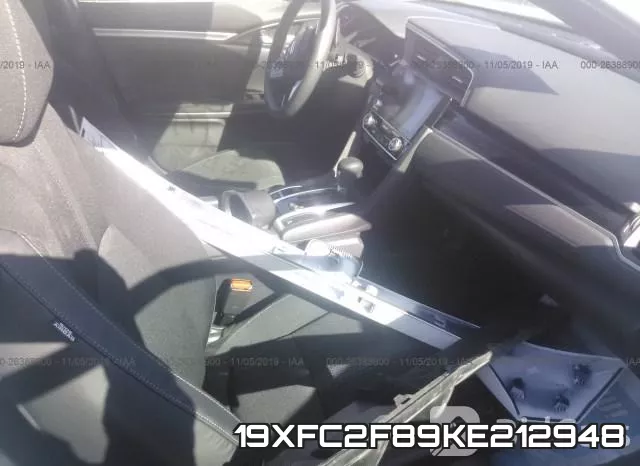 19XFC2F89KE212948 фото 5