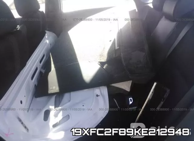 19XFC2F89KE212948 фото 8