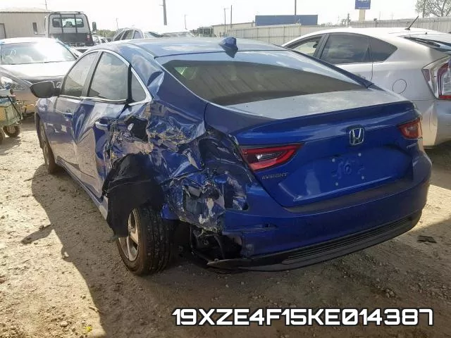 19XZE4F15KE014387 фото 4