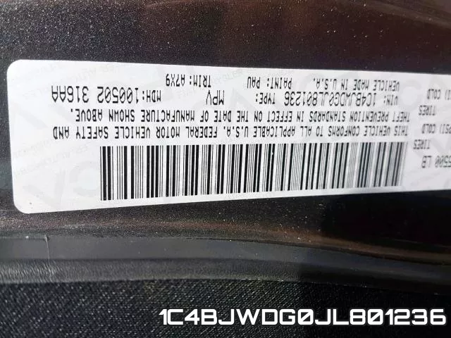 1C4BJWDG0JL801236 фото 2