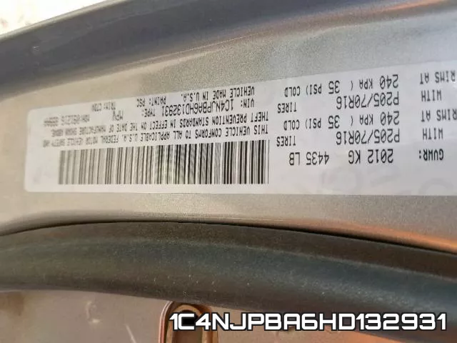 1C4NJPBA6HD132931 фото 2