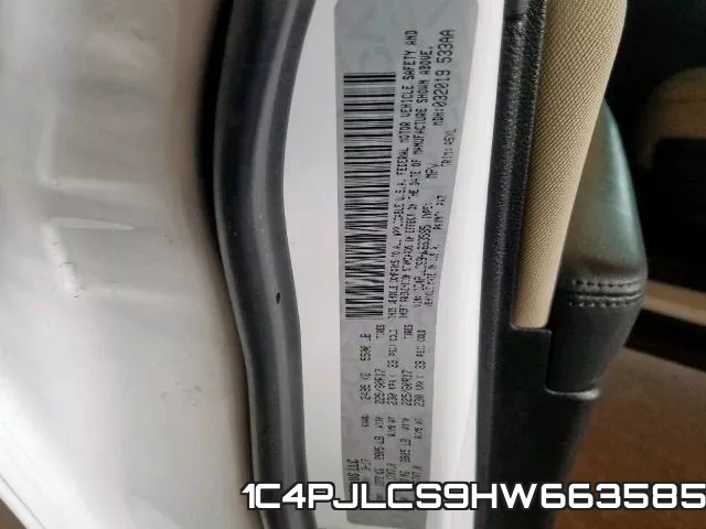 1C4PJLCS9HW663585 фото 2
