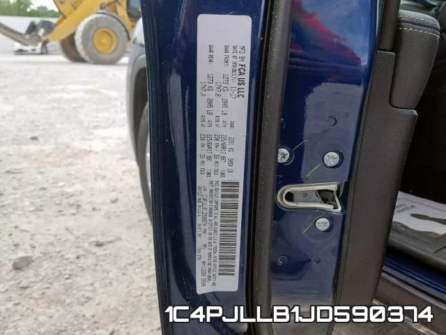 1C4PJLLB1JD590374 фото 2