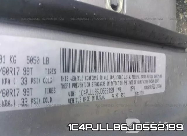 1C4PJLLB6JD552199 фото 10