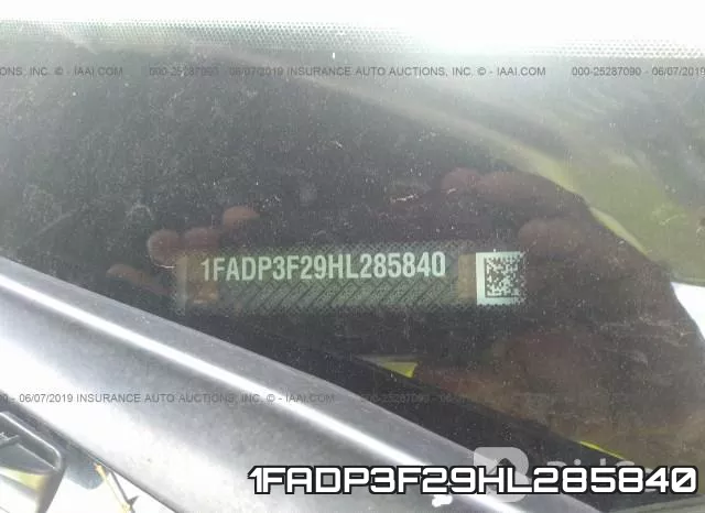 1FADP3F29HL285840 фото 10
