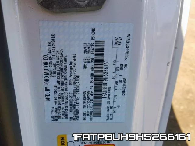 1FATP8UH9H5266161 фото 2