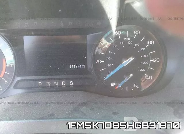 1FM5K7D85HGB31870 фото 8