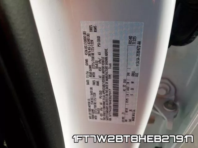 1FT7W2BT8HEB27917 фото 2
