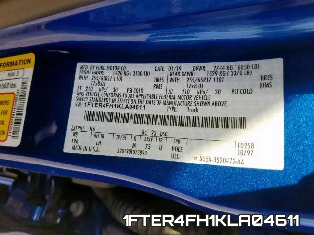 1FTER4FH1KLA04611 фото 2