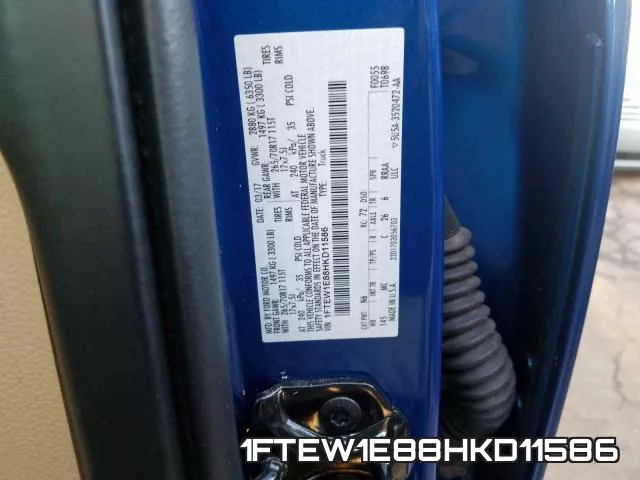 1FTEW1E88HKD11586 фото 2