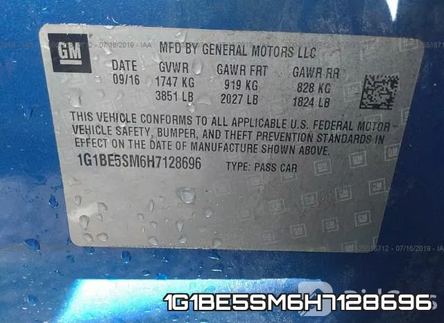 1G1BE5SM6H7128696 фото 10