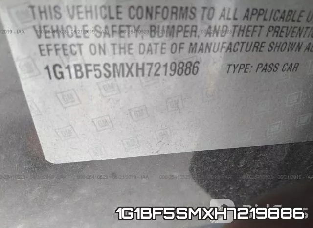 1G1BF5SMXH7219886 фото 10