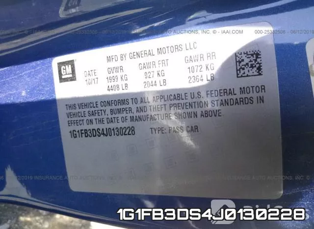 1G1FB3DS4J0130228 фото 10