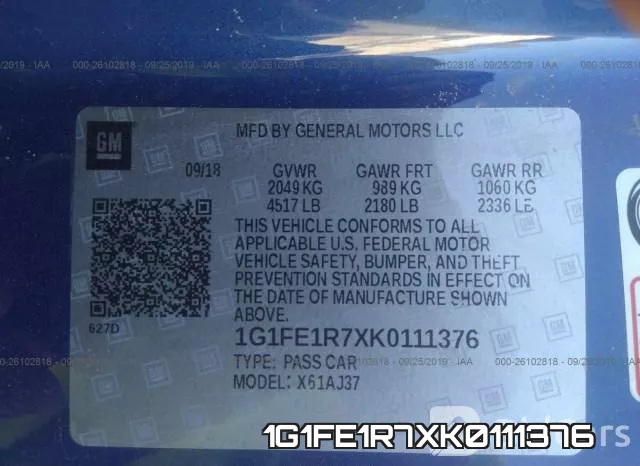 1G1FE1R7XK0111376 фото 10