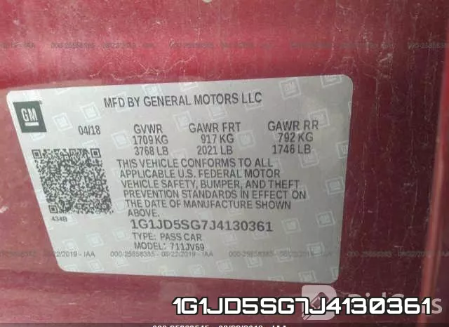 1G1JD5SG7J4130361 фото 10