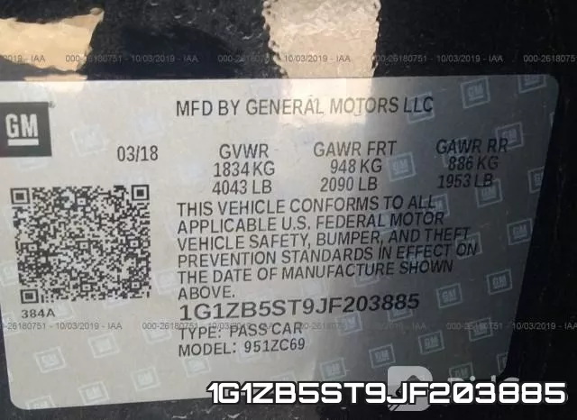 1G1ZB5ST9JF203885 фото 10