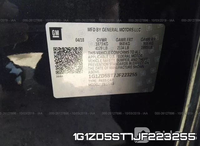 1G1ZD5ST7JF223255 фото 10