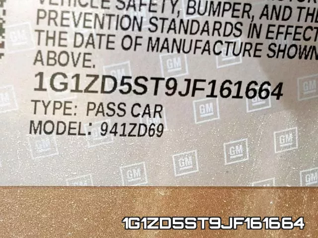 1G1ZD5ST9JF161664 фото 2