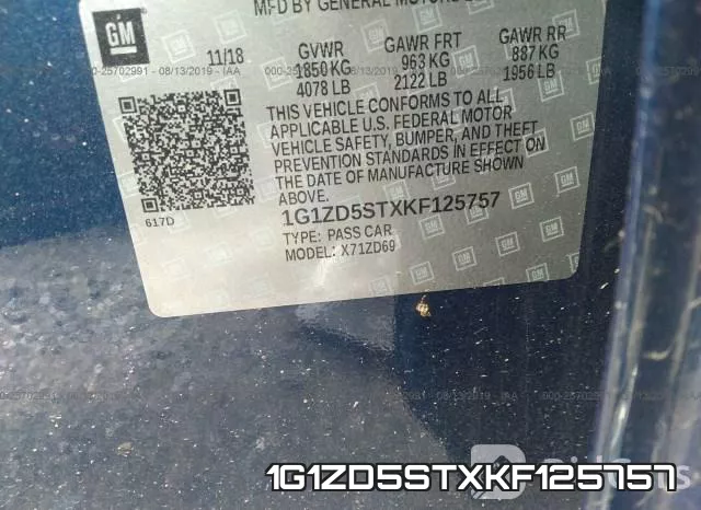 1G1ZD5STXKF125757 фото 10