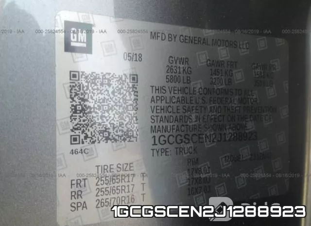 1GCGSCEN2J1288923 фото 10