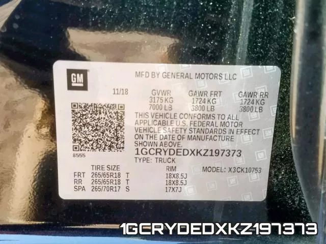 1GCRYDEDXKZ197373 фото 2