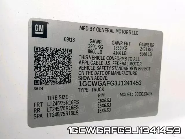 1GCWGAFG3J1341453 фото 2