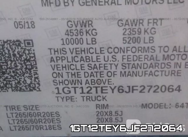 1GT12TEY6JF272064 фото 10