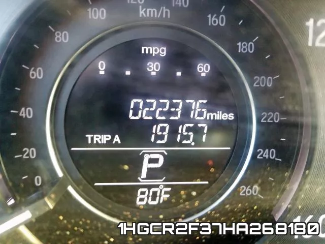 1HGCR2F37HA268180 фото 9
