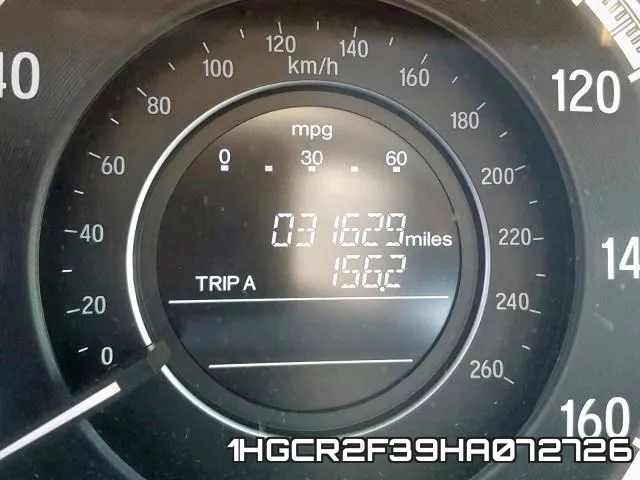 1HGCR2F39HA072726 фото 9