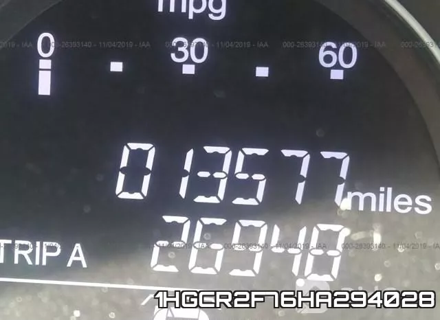 1HGCR2F76HA294028 фото 8