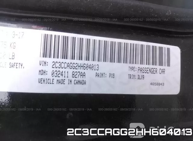 2C3CCAGG2HH604013 фото 10
