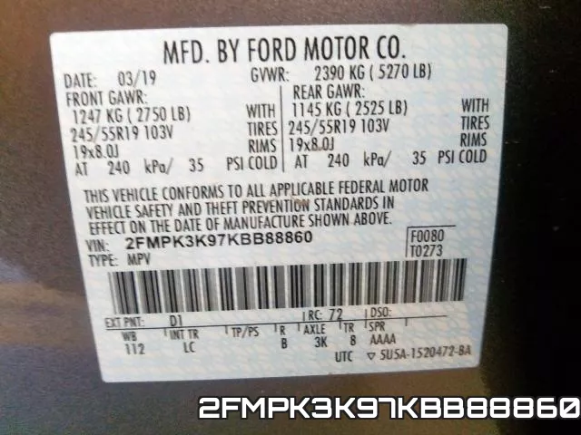 2FMPK3K97KBB88860 фото 2