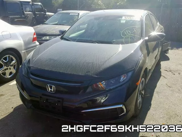 2HGFC2F69KH522036 фото 3
