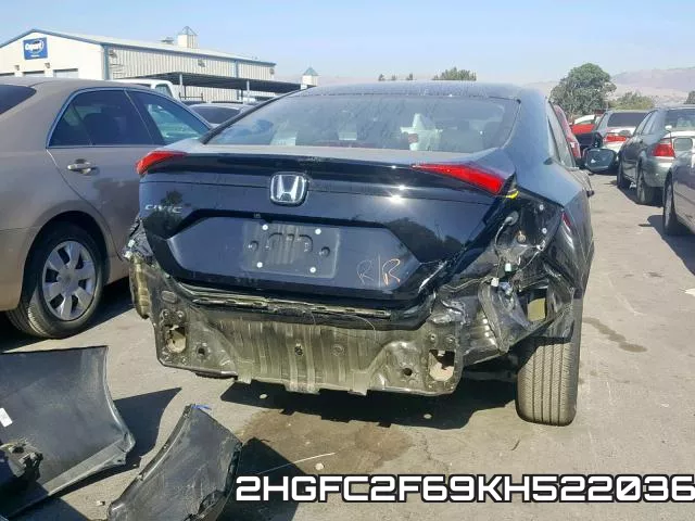 2HGFC2F69KH522036 фото 5
