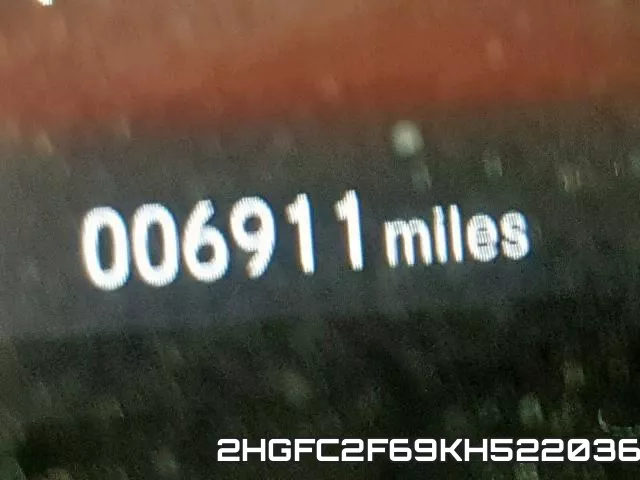2HGFC2F69KH522036 фото 9