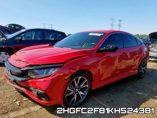 2HGFC2F81KH524381 фото 3