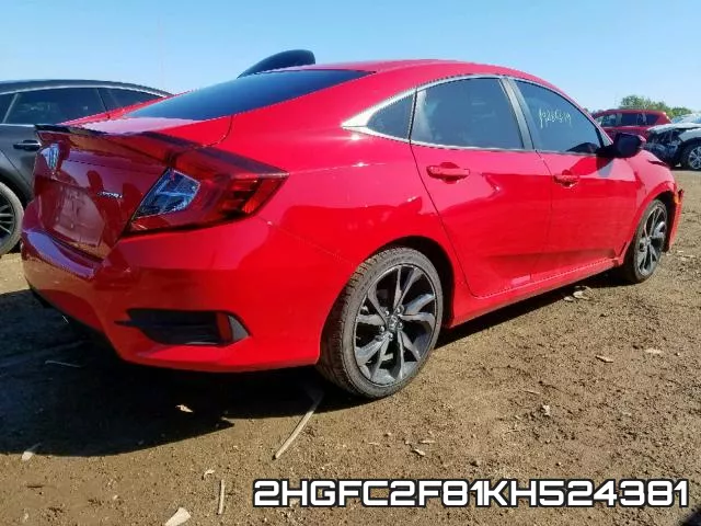 2HGFC2F81KH524381 фото 5