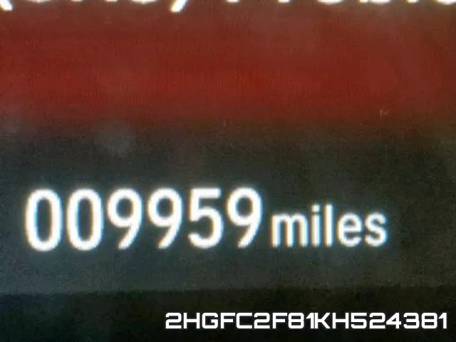 2HGFC2F81KH524381 фото 9