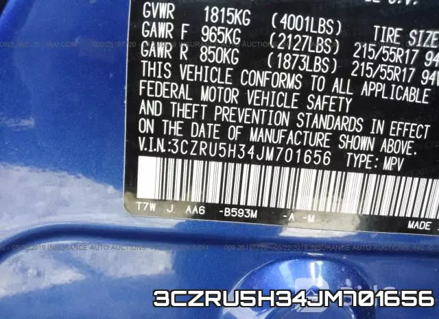 3CZRU5H34JM701656 фото 10